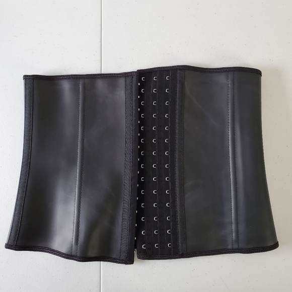 Yianna Women's Corset Waist Trainer Size Large Underbust Body Shaper Black - Picture 1 of 14